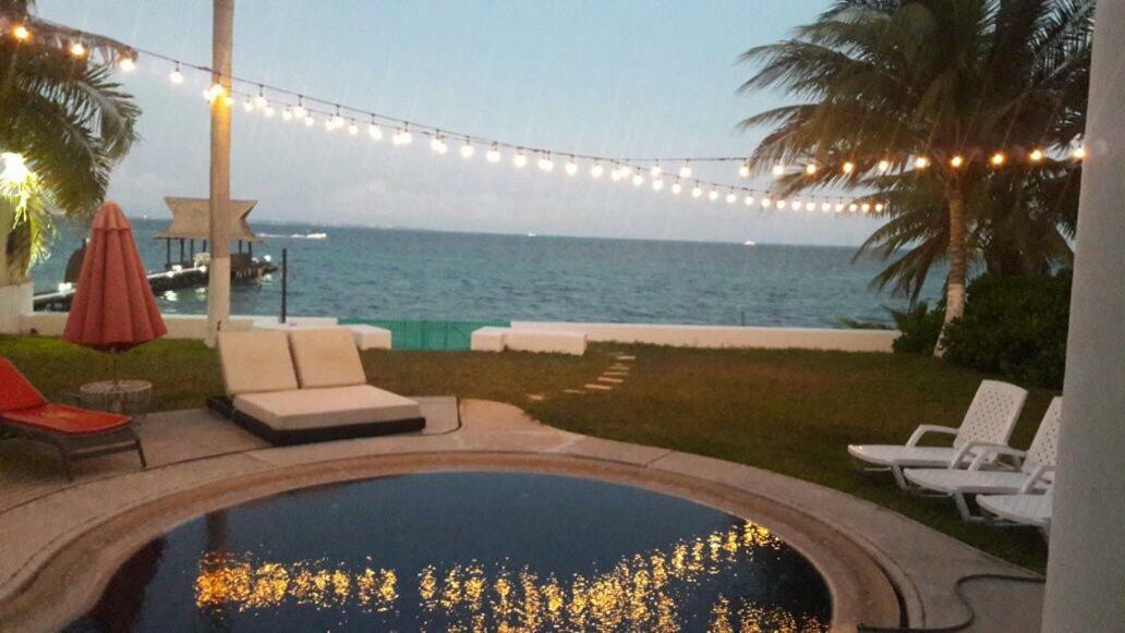 Villa Bella Casa Privada Junto Al Mar Caribe Cancún Exterior foto